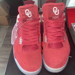 Jordan 4 Oklahoma Sooner PE size 7 Youth BRAND NEW WITH BOX for Sale in Dallas TX OfferUp
