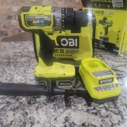 ONE+ HP 18V Brushless Cordless 1/2 in. Hammer Drill Kit with (1) 4.0 Ah High Performance Battery, Charger, and Tool Bag

