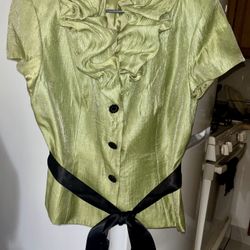 Blouse & Belt Size 12