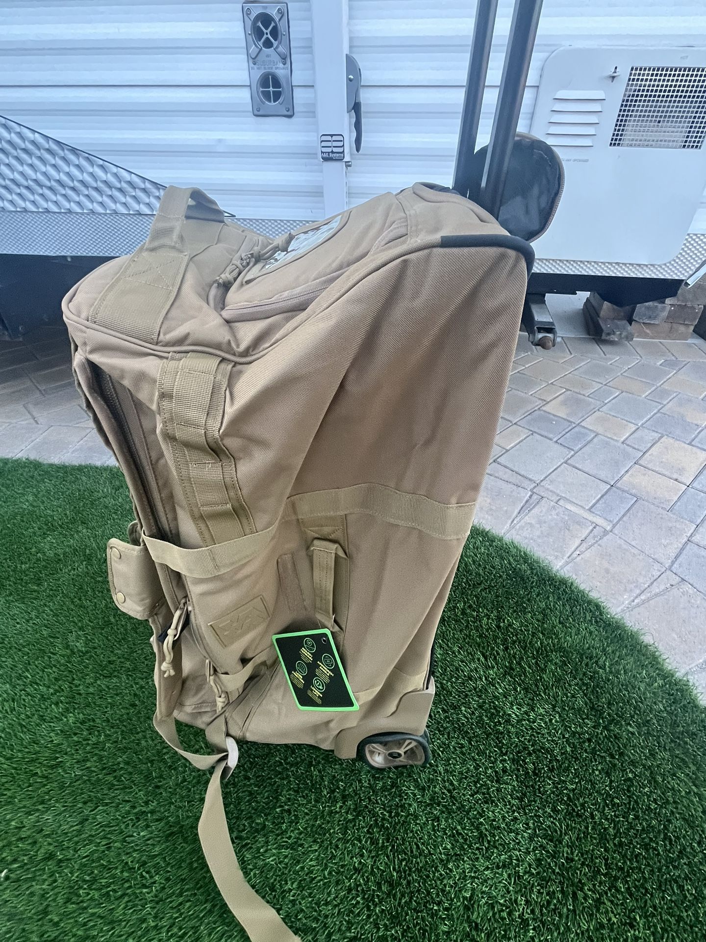 Tactical Backpack/ Travel Bag W/Shark Wheels