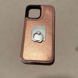 IPhone 13 Pro Max Leather Wallet Case