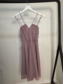 American Rag Crossback Mauve Chiffon Mini Dress