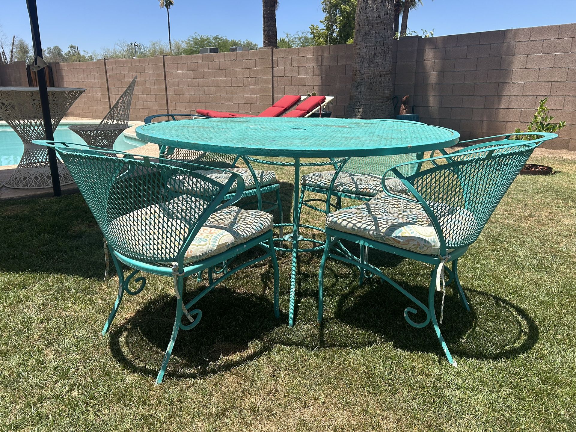 Wrought Iron Patio Set