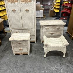 Pier 1 Imports Jamiaca Rattan Bedroom Set