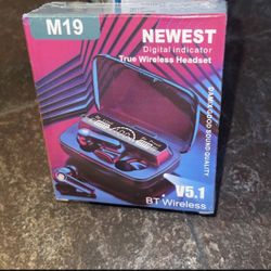 Brand New In Box Never Opened M19 Wireless Earbuds