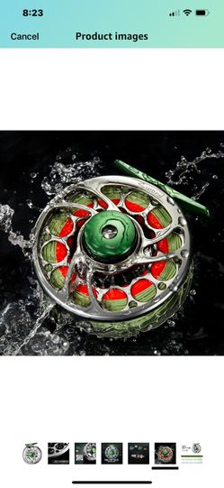 Piscifun Sword Fly Fishing Reel, CNC-Machined Aluminum Alloy Fly Reel, 7/8 Weight, Black, Gunmetal, Space Gray