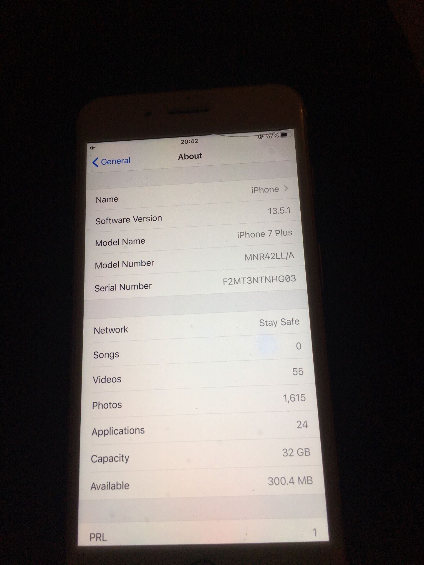 I got IPh1 7plus for sale dm for price {contact info removed}