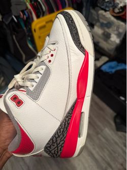 Fire red 3s used but in good condition need gone asap size 10 asking $150 obo