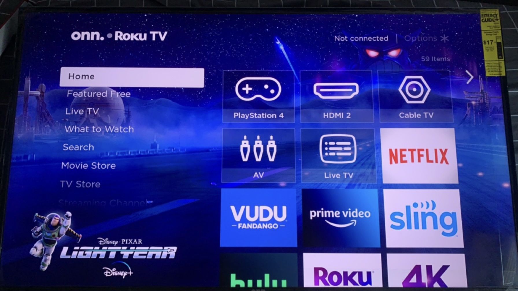 4k 43” Smart Tv