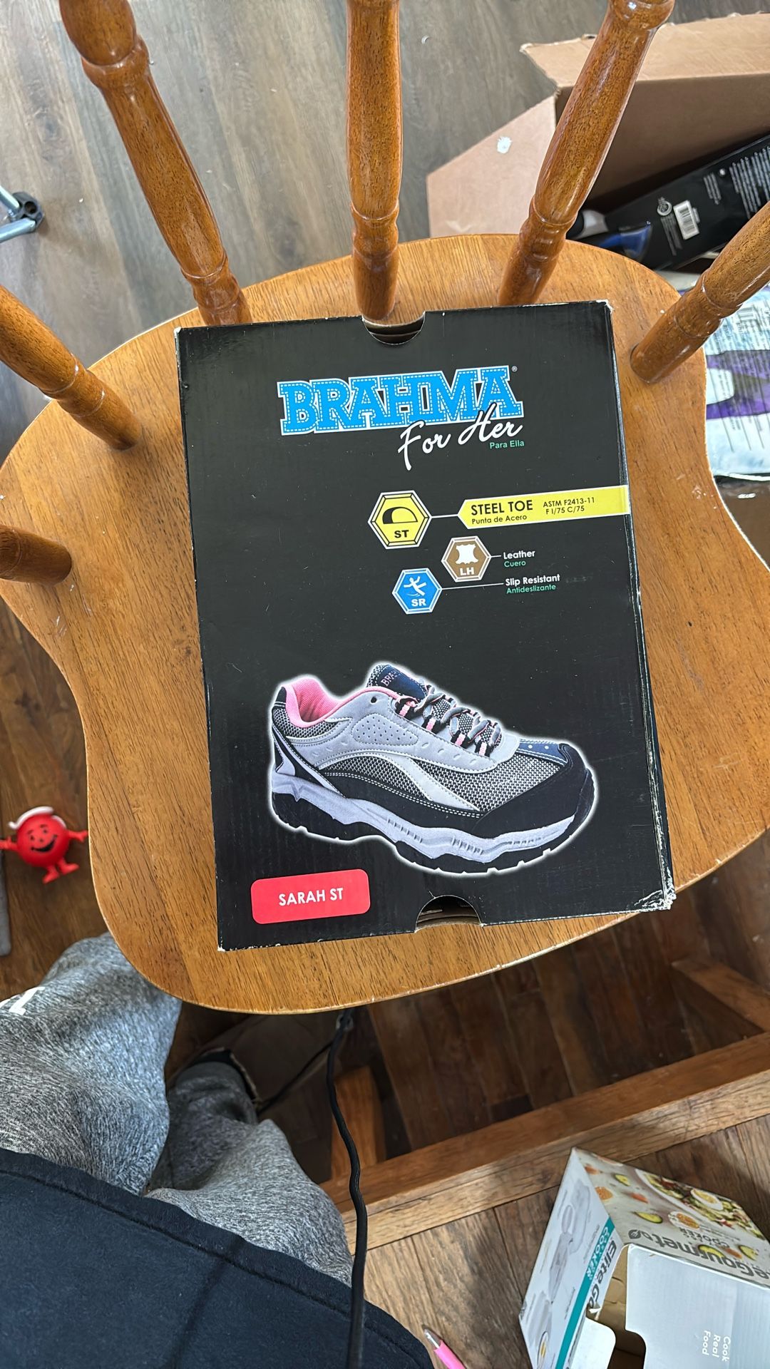 Brand New Brahma For Her Size 8 Steel Toe Shoes