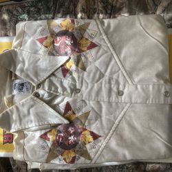 Western Style Shirt, Long Sleeve Size Large