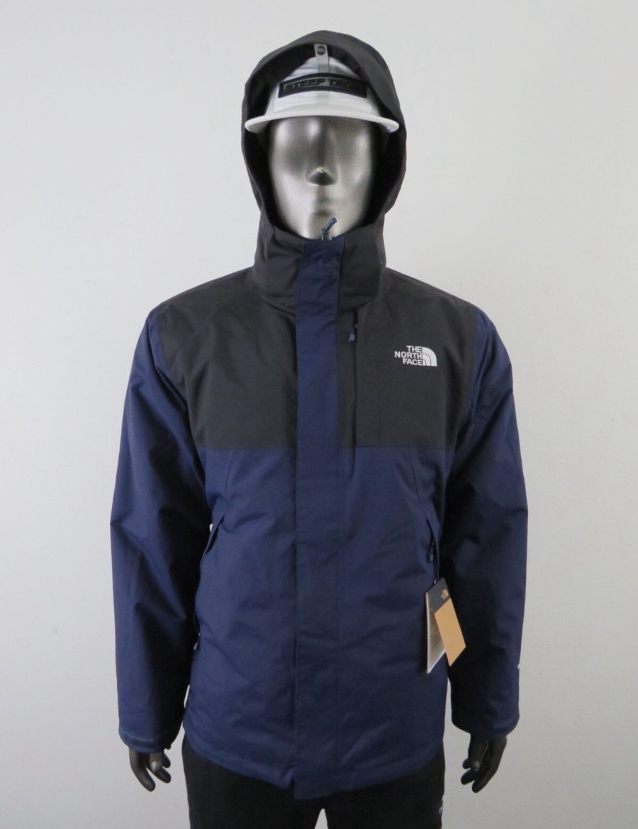 Mens The North Face Monte Bre (Lonepeak) 3 in 1 Tri Climate Hooded Jacket Navy