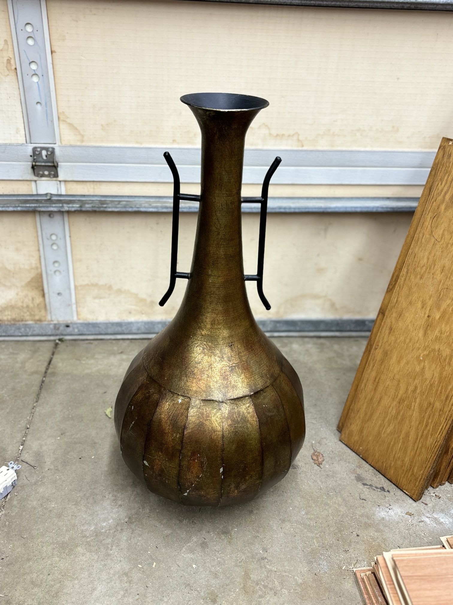 Bronze Floor Vase