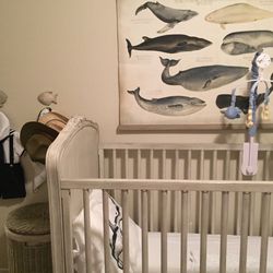 Collette tufted crib Restoration hardware Baby