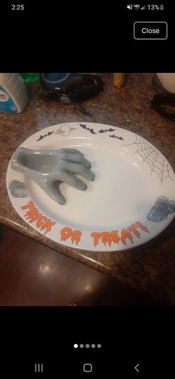 Vintage Halloween serving tray