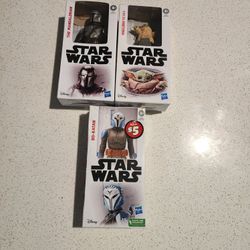 3 Action Figures BN