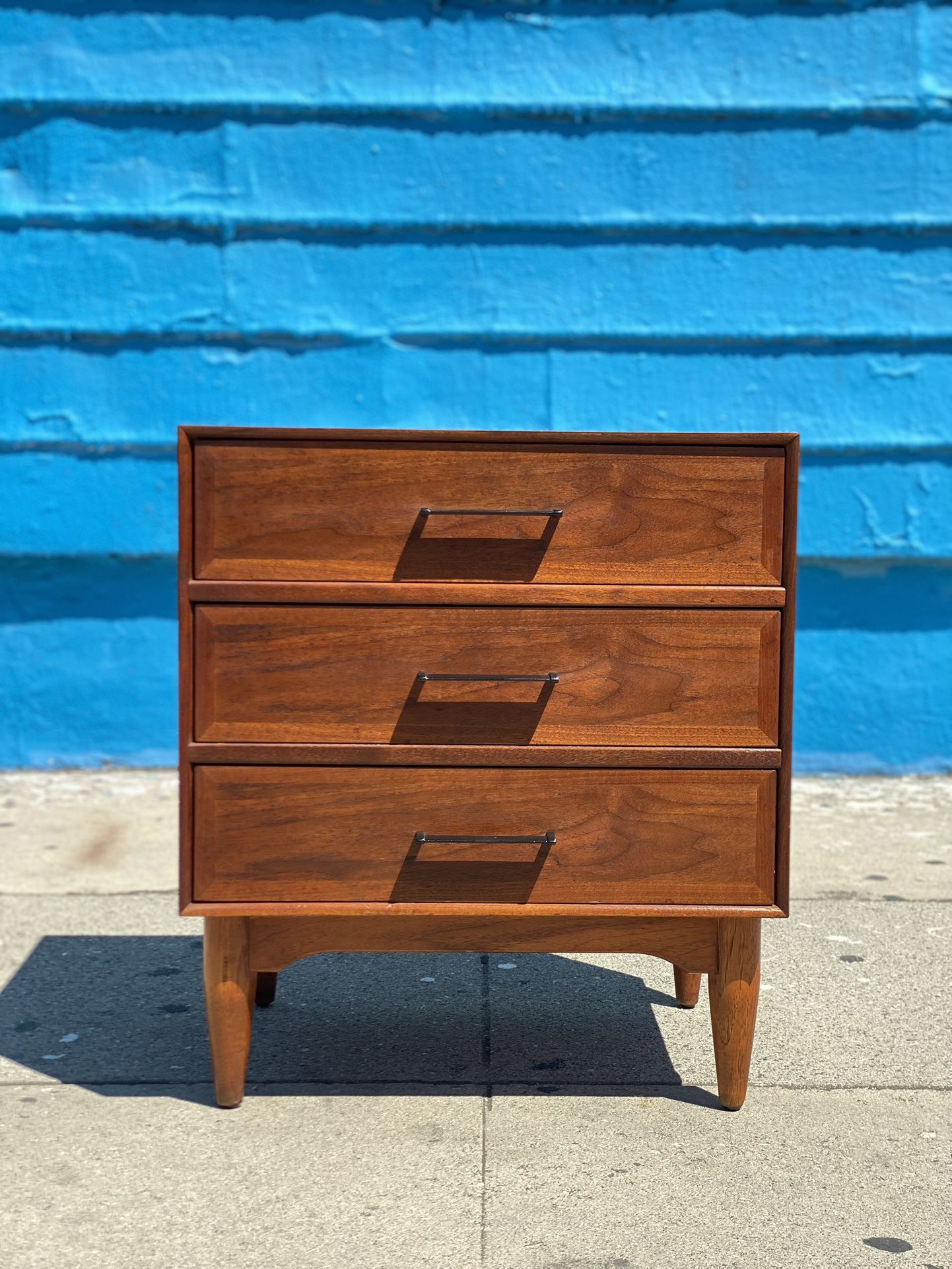 Mid Century Modern 1960’s Ramseur Furniture Restored Chest Of Drawers 