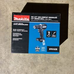 Makita 18V LXT Lithium-Ion Sub-Compact Brushless Cordless 1/2 in. Driver Drill (Tool Only) 