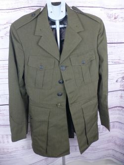 346 USMC Marine Corps Green Uniform Jacket Tunic SACO Original Vintage A4