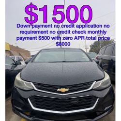 2018 Chevy Cruz No Credit Application No Requirement
