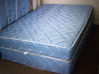 Full size mattress with box springs $100