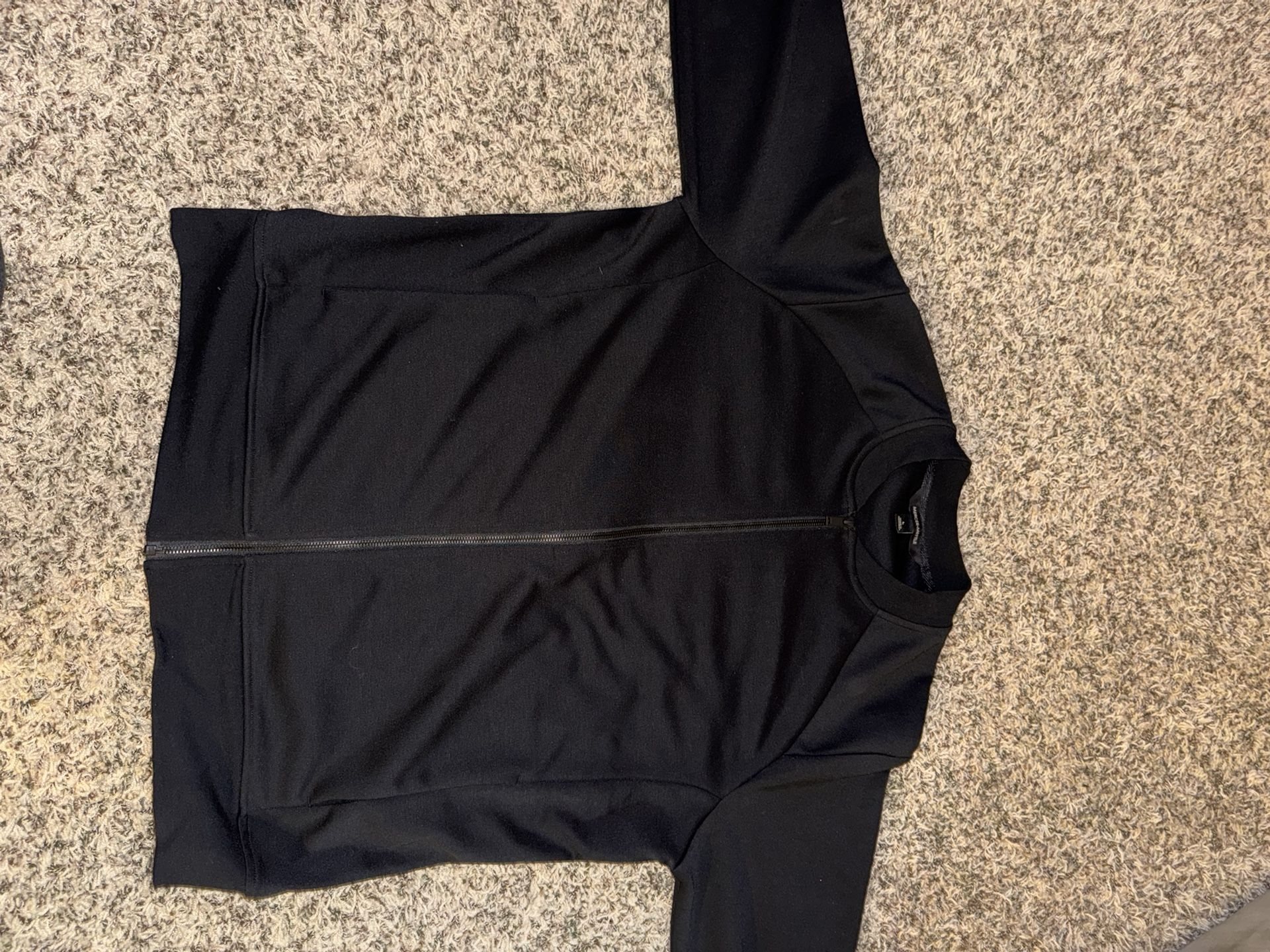 Mercer + Mettle Men’s Black Bomber Jacket Size Large