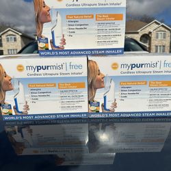 MyPurMist Cordless Ultrapure Steam Inhaler BRAND NEW!