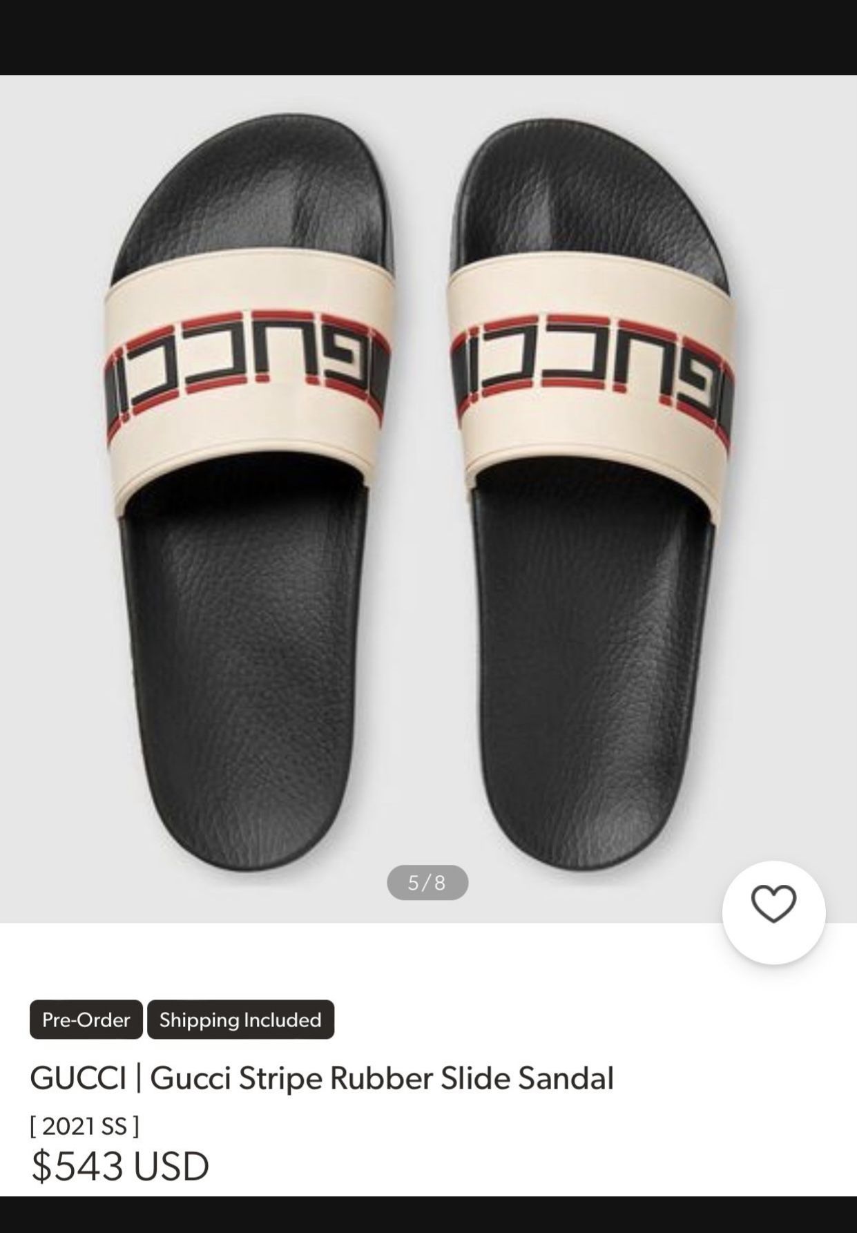 Gucci St. Nastro Slides with Logo gucci slides size 10 men - Gem main image 4