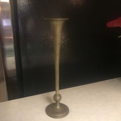 Long Stem Brass Figurine