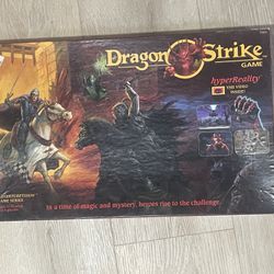 Vintage 1993 TSR Dragon Strike Board Game Complete with VHS 
