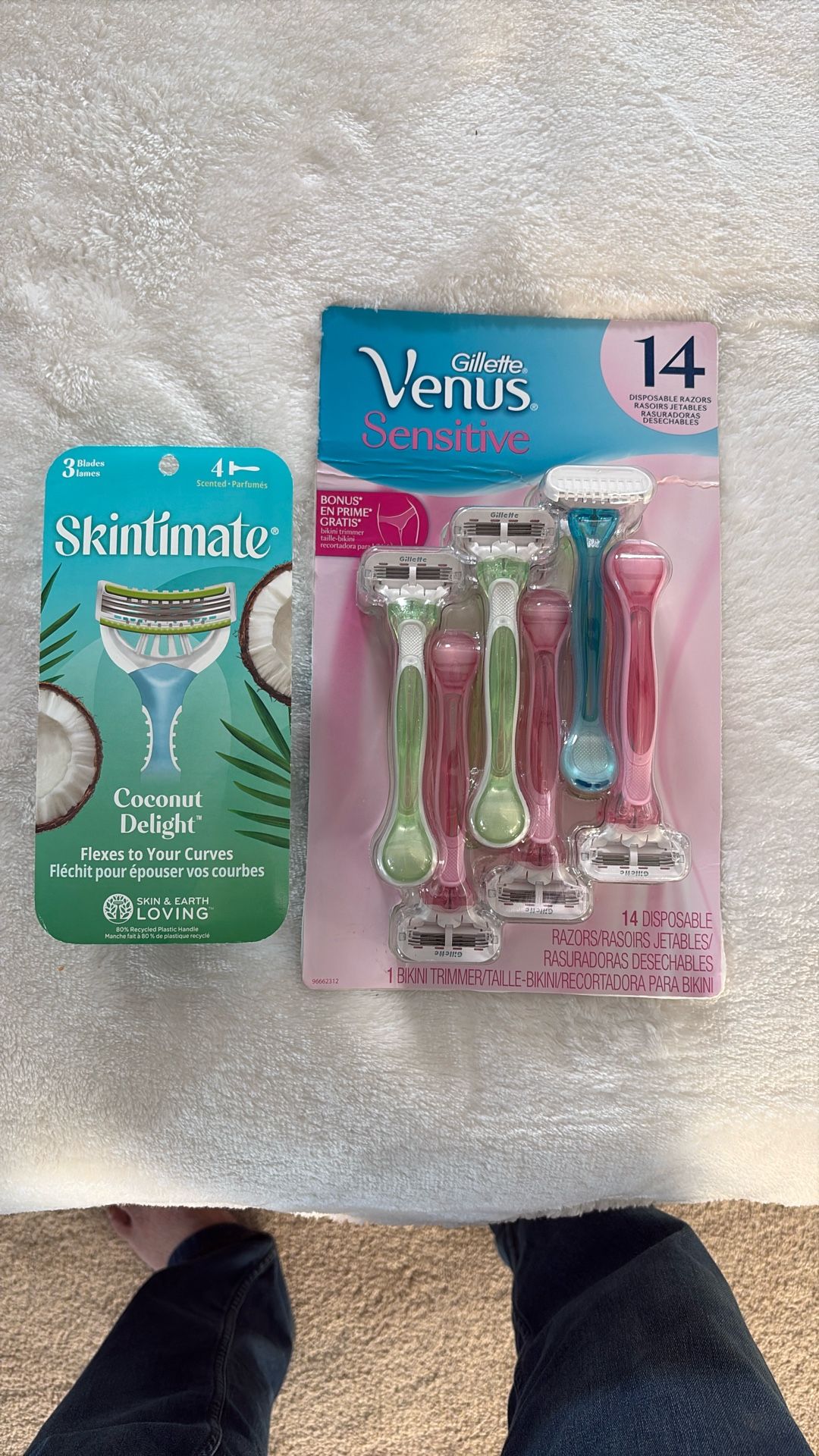 Skintimate, Venus Sensitive Female Razor