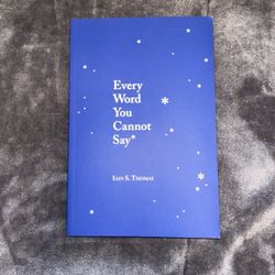 Poetry Book Every Word You Cannot Say 