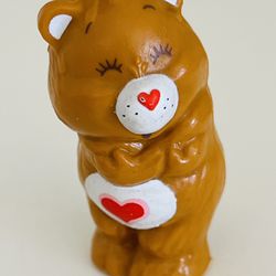 Vintage Care Bears - Tenderheart Bear - 1983 Miniature Figurine