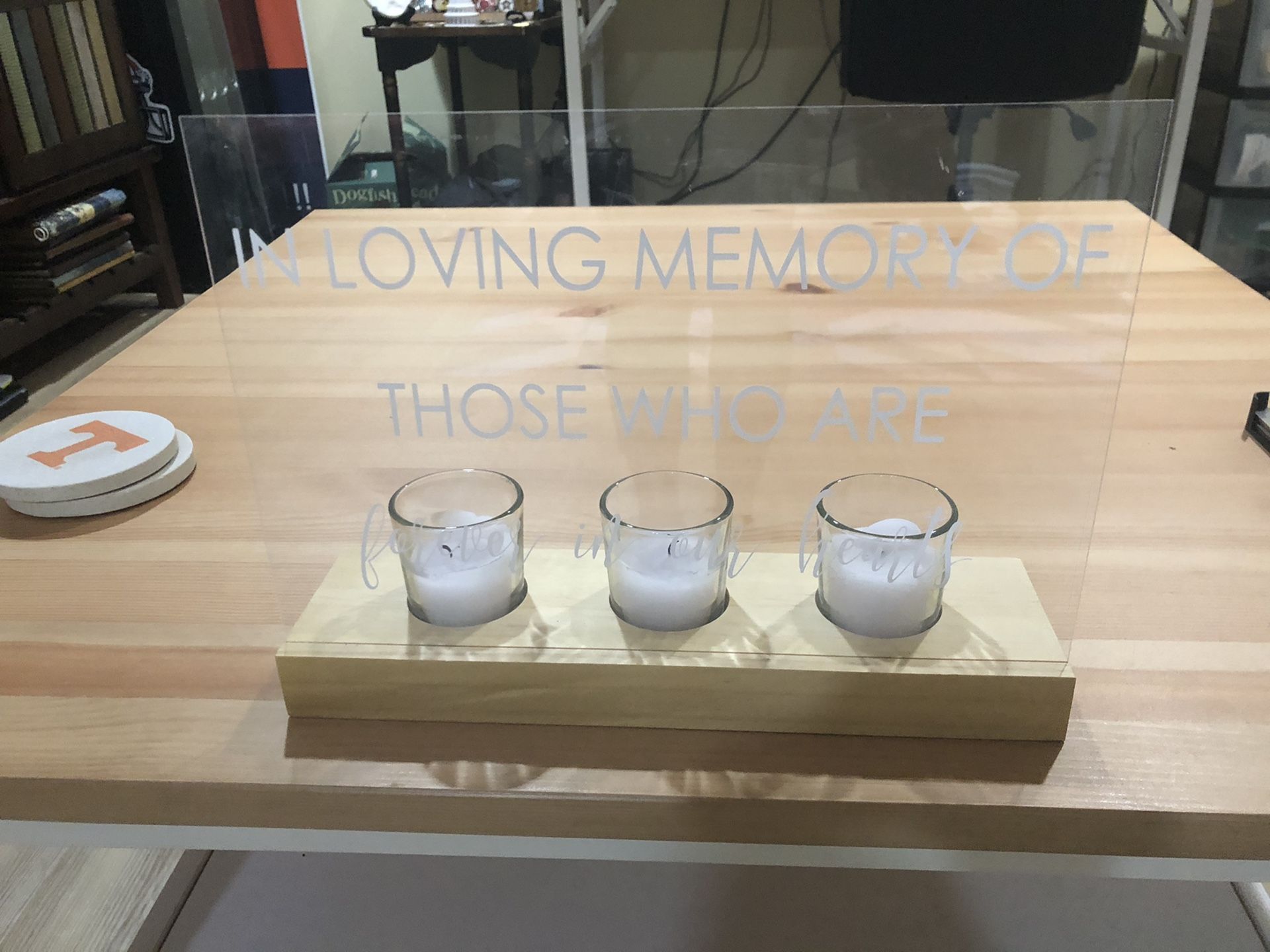 Memory Table sign