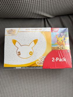 Pokemon 30th celebration etb + booster bundle