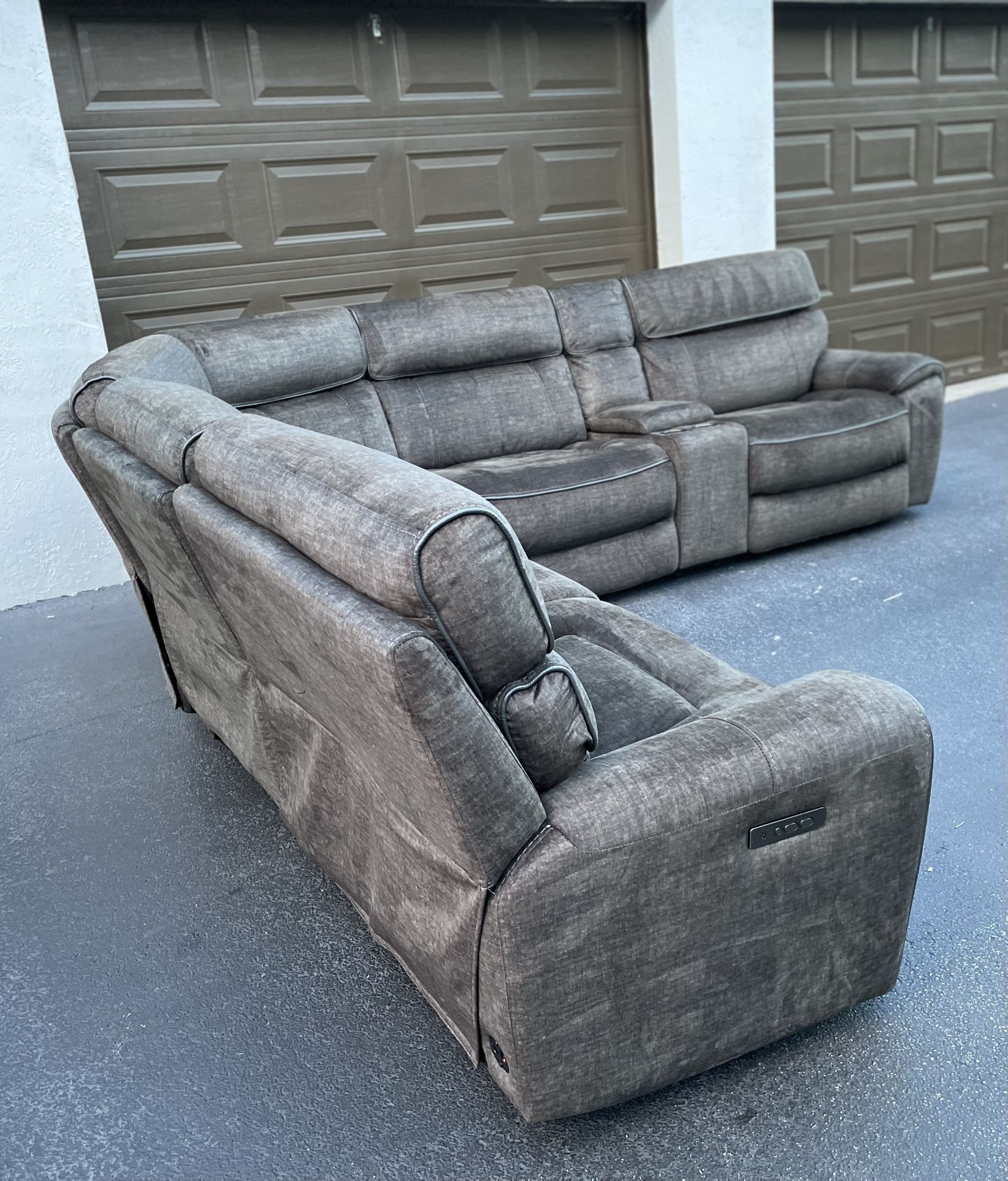 🛋️ Sofa/Couch Sectional - Recliners - Gray - Chenille - Delivery Available 🚛