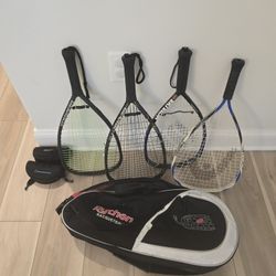 4 Racquetball Racquets and Accessories