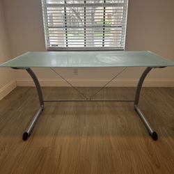 Glass Desk And Chair