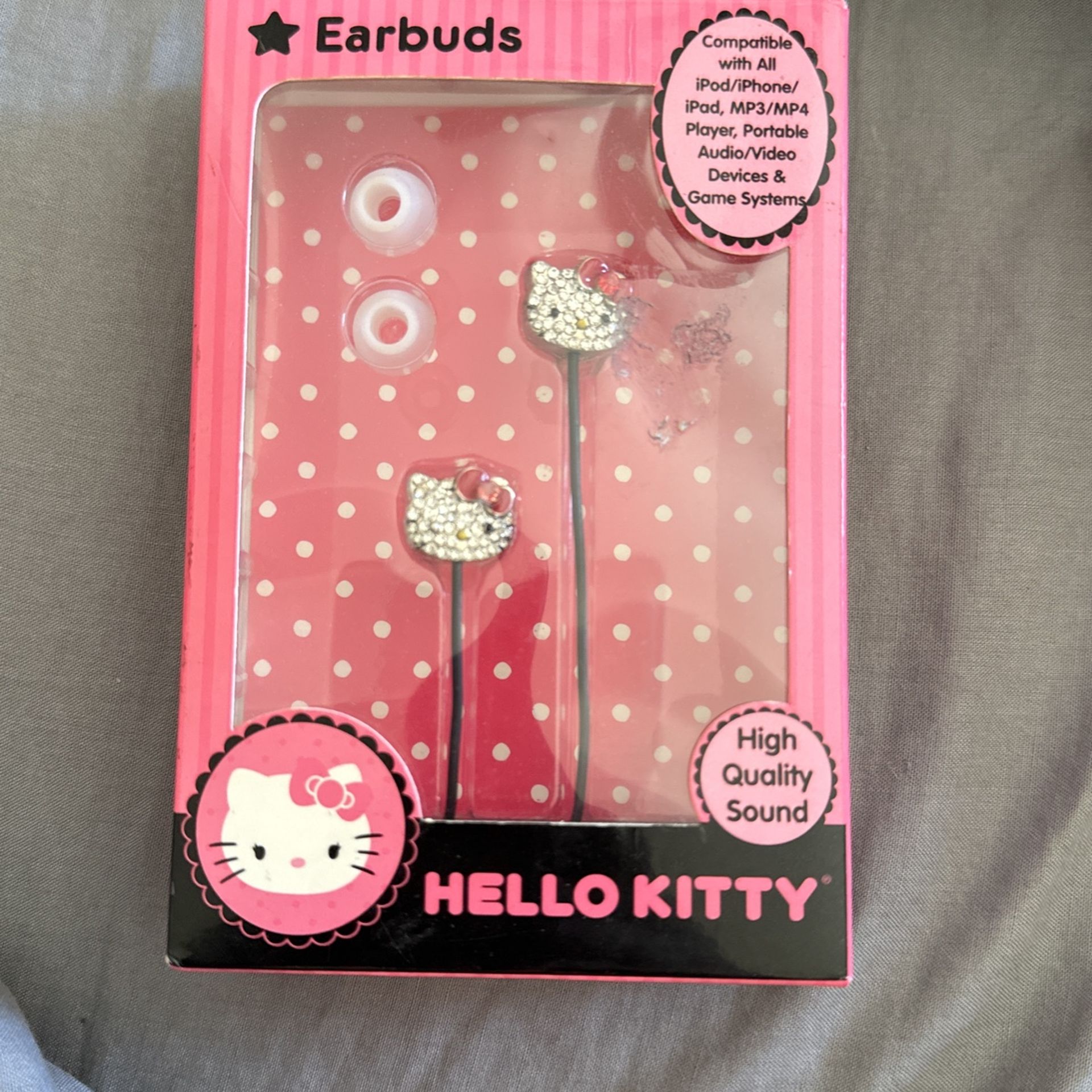 Hello Kitty Wired Ear Buds 