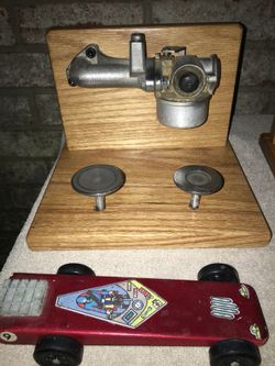 Pinewood derby trophy display stands