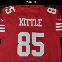 49ERS George Kittle jerseys (L, XL YOUTH) 