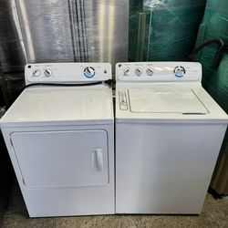 GE Washer And Electric Dryer Working Perfect Very Clean One Receipt For 90 Days Warranty 