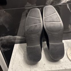 Men Black matte Dress Shoes 