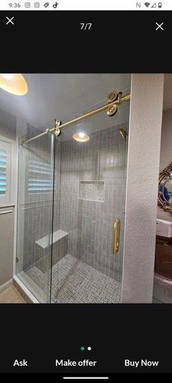 Shower Doors  60  Wide x 72 Tall