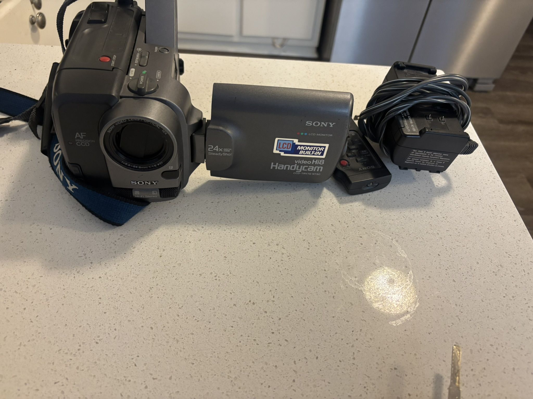 Sony Handycam DCR-TRV70 Video Camera 8 Mm Camcorder With Charger, Battery And Remote-Sell On eBay For $150. Just Need Newer Battery To Hold Charge