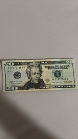 US $20 Bill Series 2017A