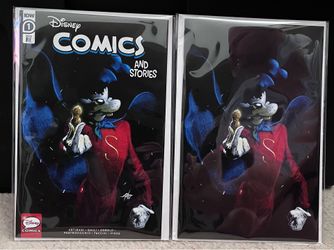 DISNEY COMICS & STORIES #1: RE Goofy Scorpion Dell'Otto Logo/Virgin Variant Set