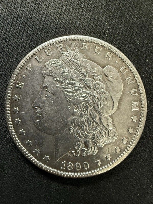 1890 CC $1 Morgan Silver Dollar Choice - R58