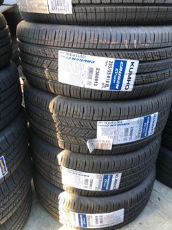 235/55/18 Kumho New Tires Installed And Balanced