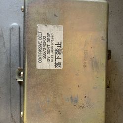240sx s13 seatbelt module working